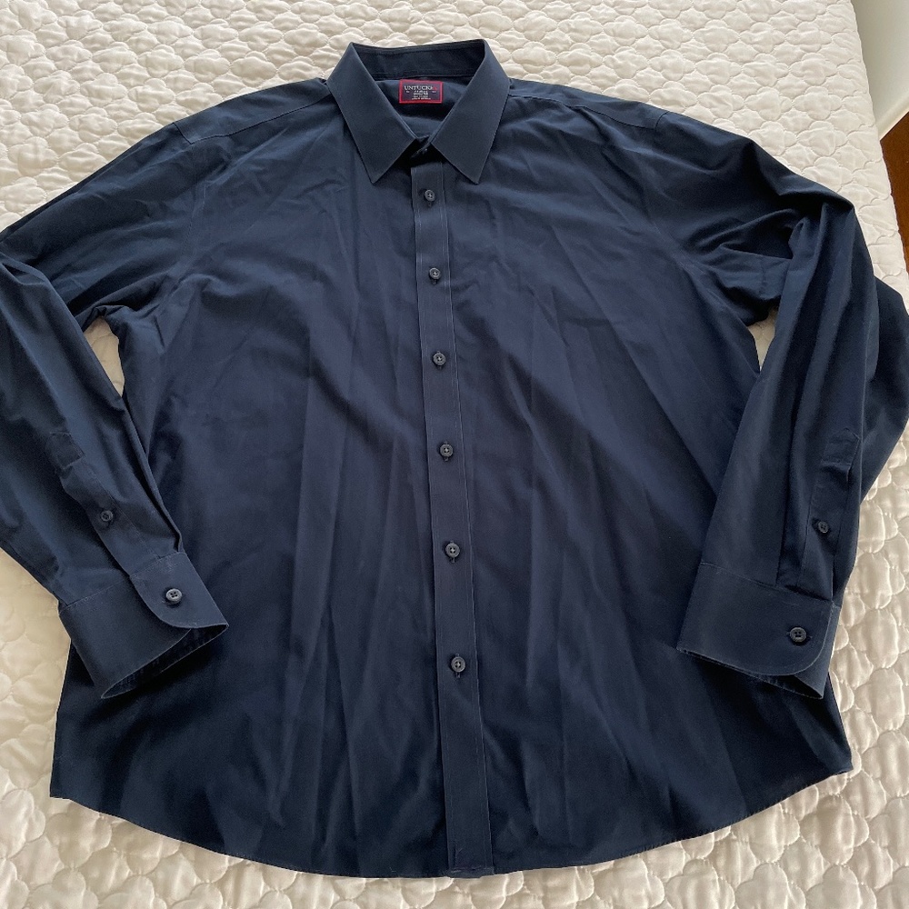 UNTUCKit Castello WF Button Down Shirt Size XL